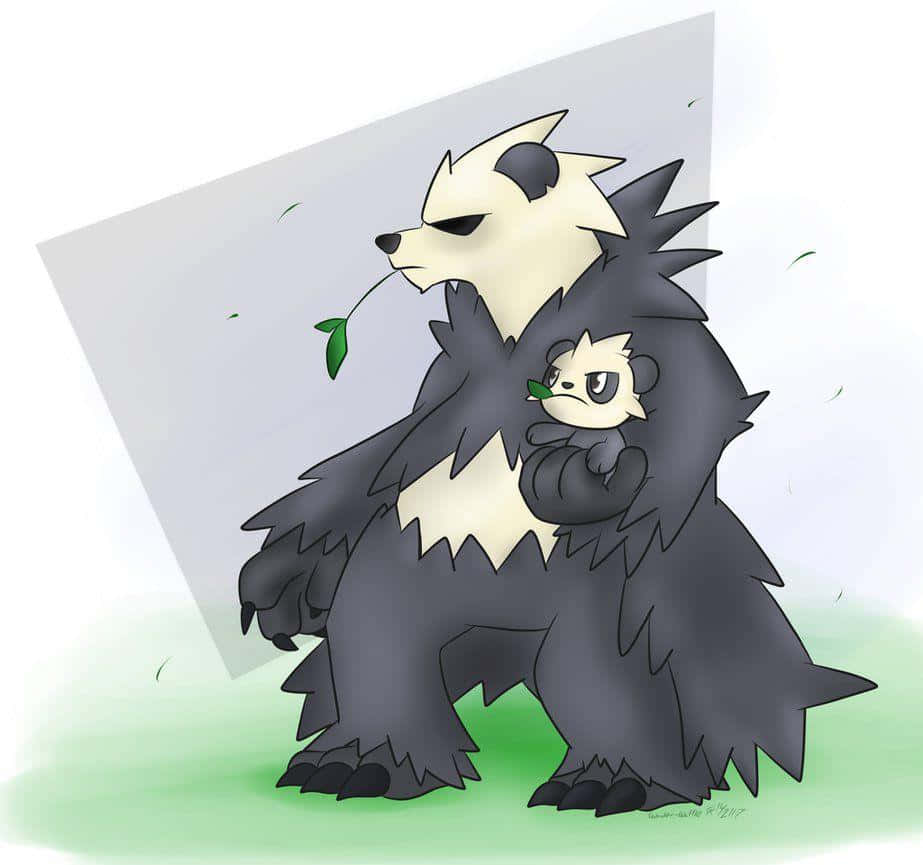 Pangoro Carrying Pancham Drawing