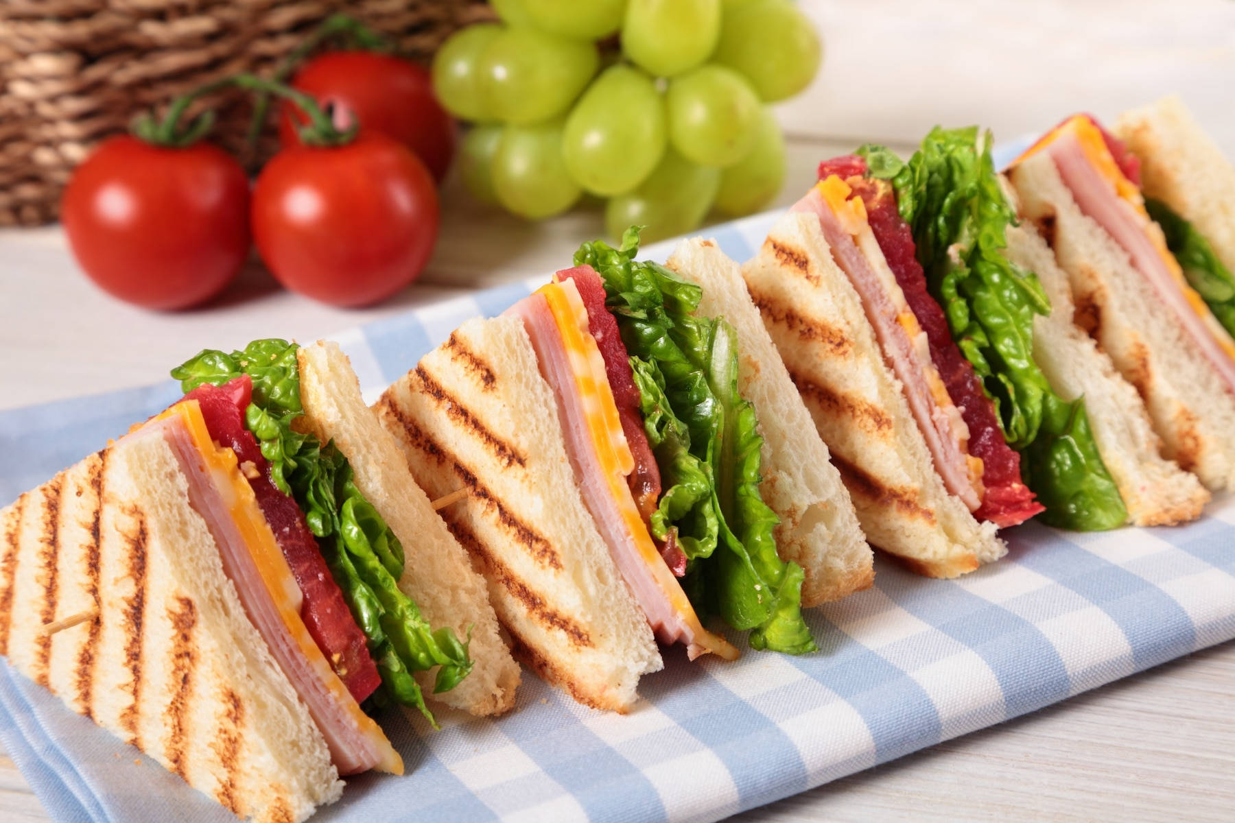 Panini Sandwiches Background