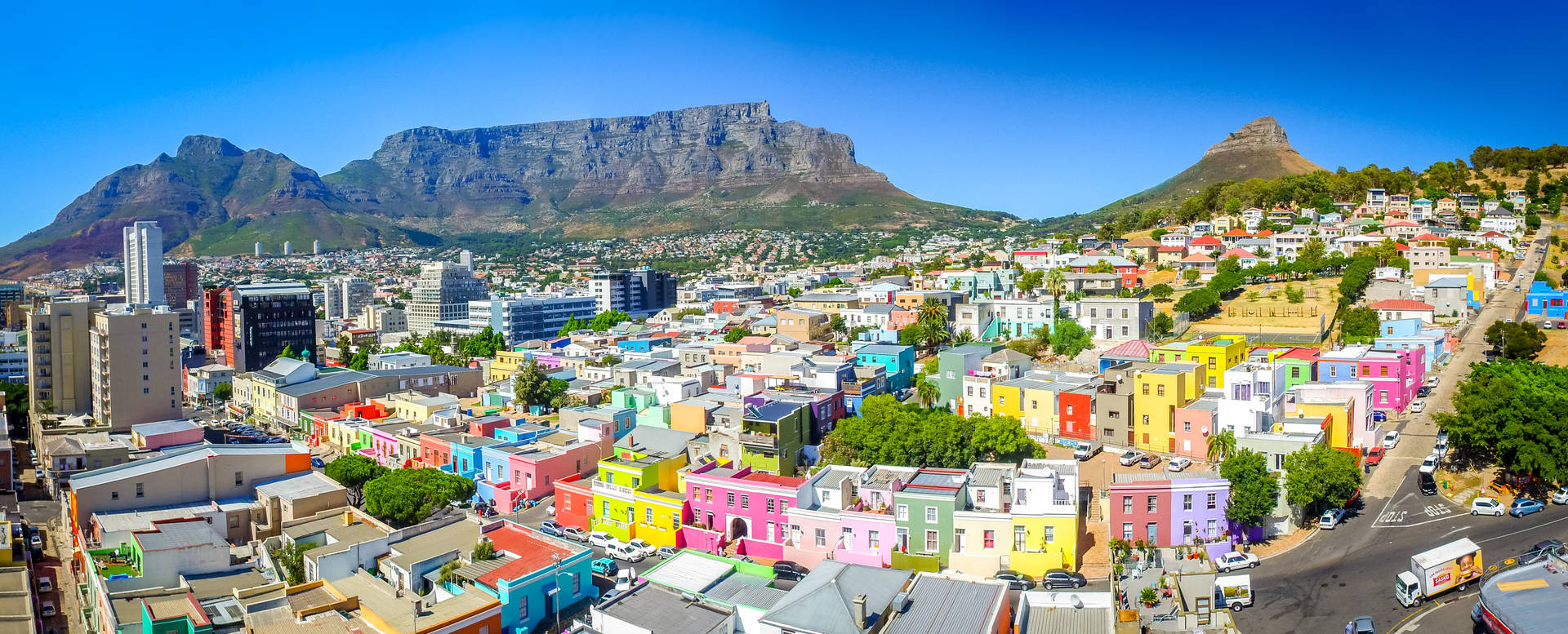 Panoramic Cape Town City Background