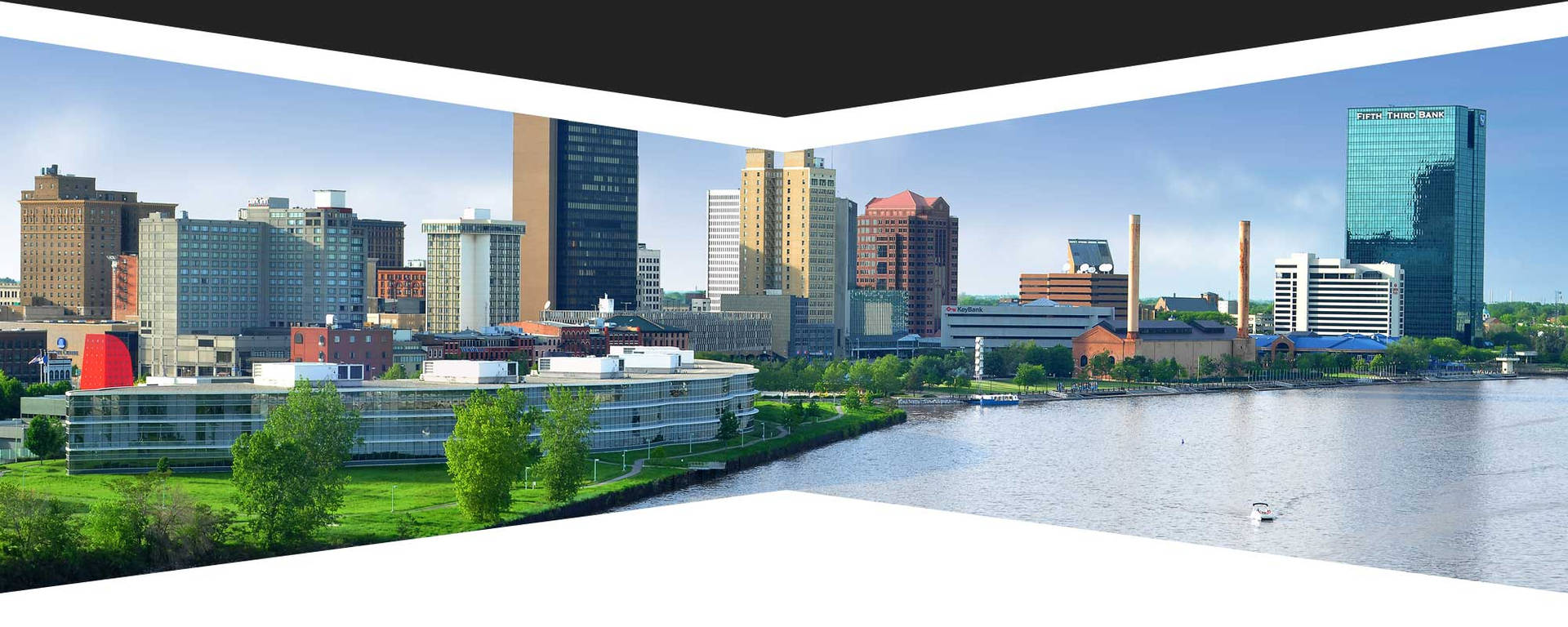 Panoramic Photo Of Downtown Toledo