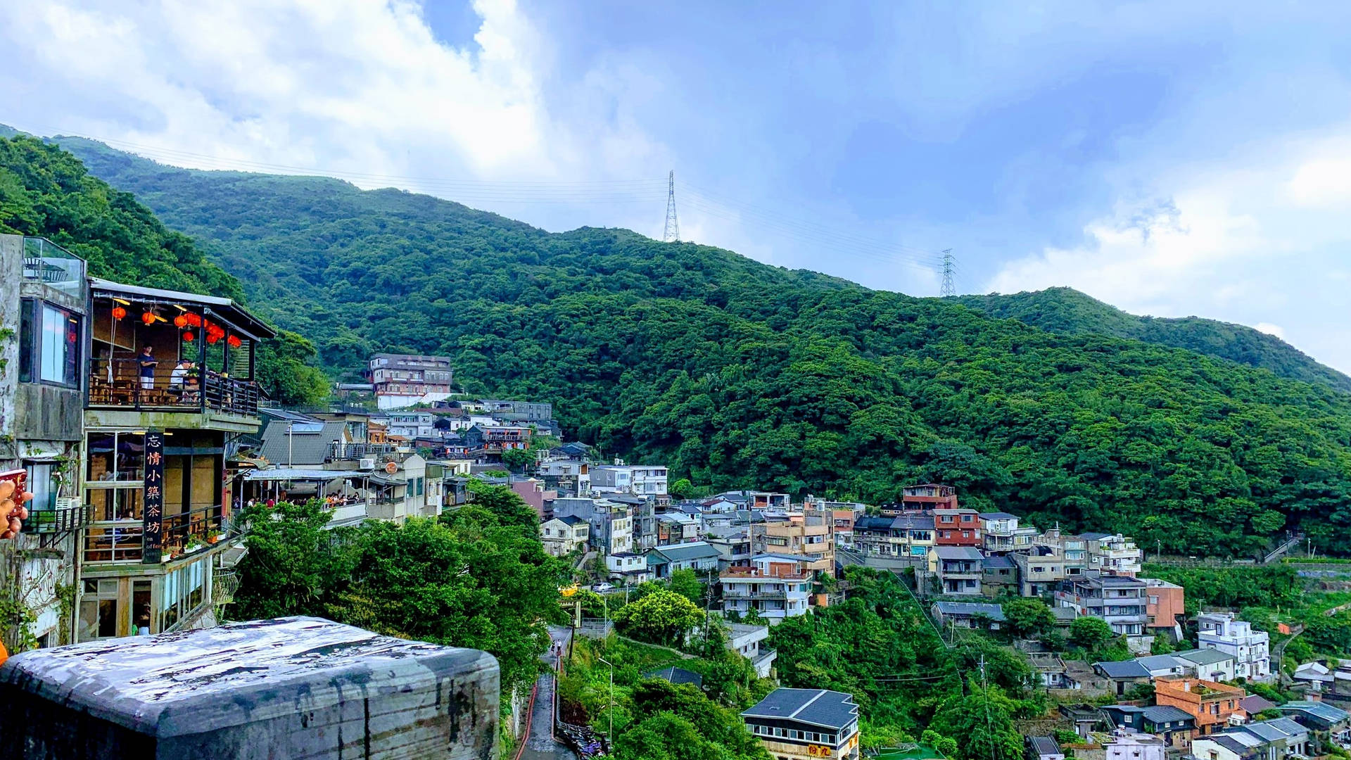 Panoramic View Of Ruifang, New Taipei City