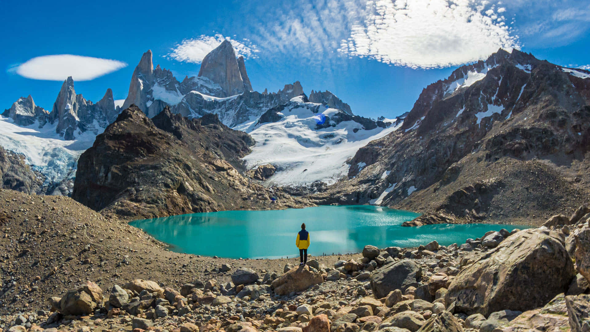 Panoramic View Of The El Chalten Background