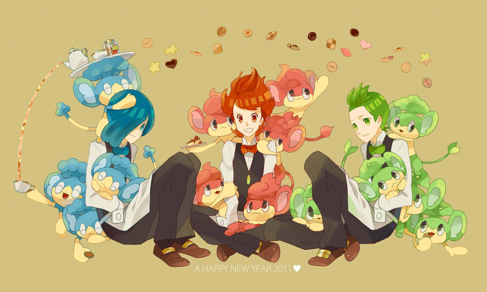 Pansage And Elemental Monkeys Owner Background