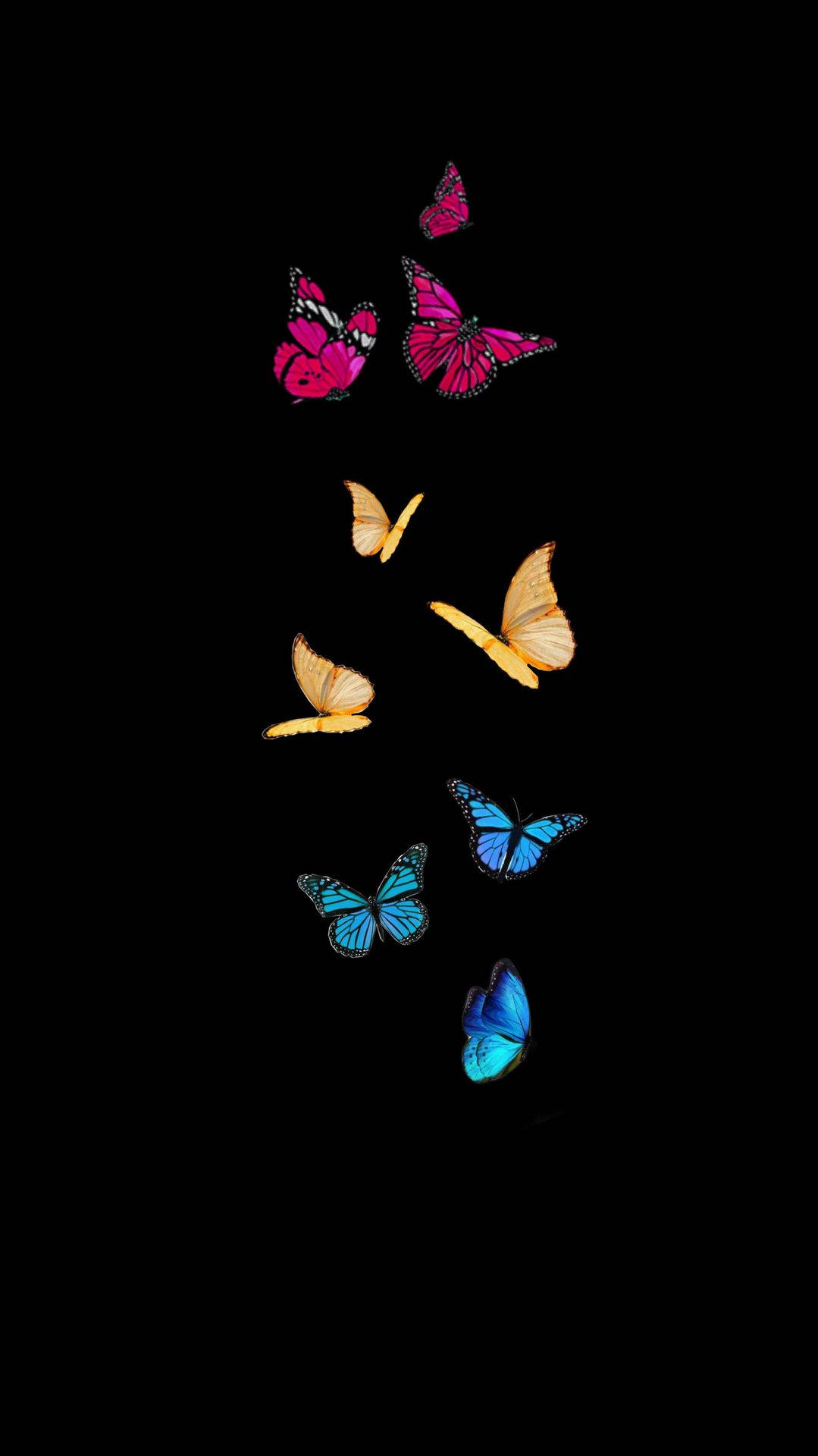 Pansexual Butterflies Background
