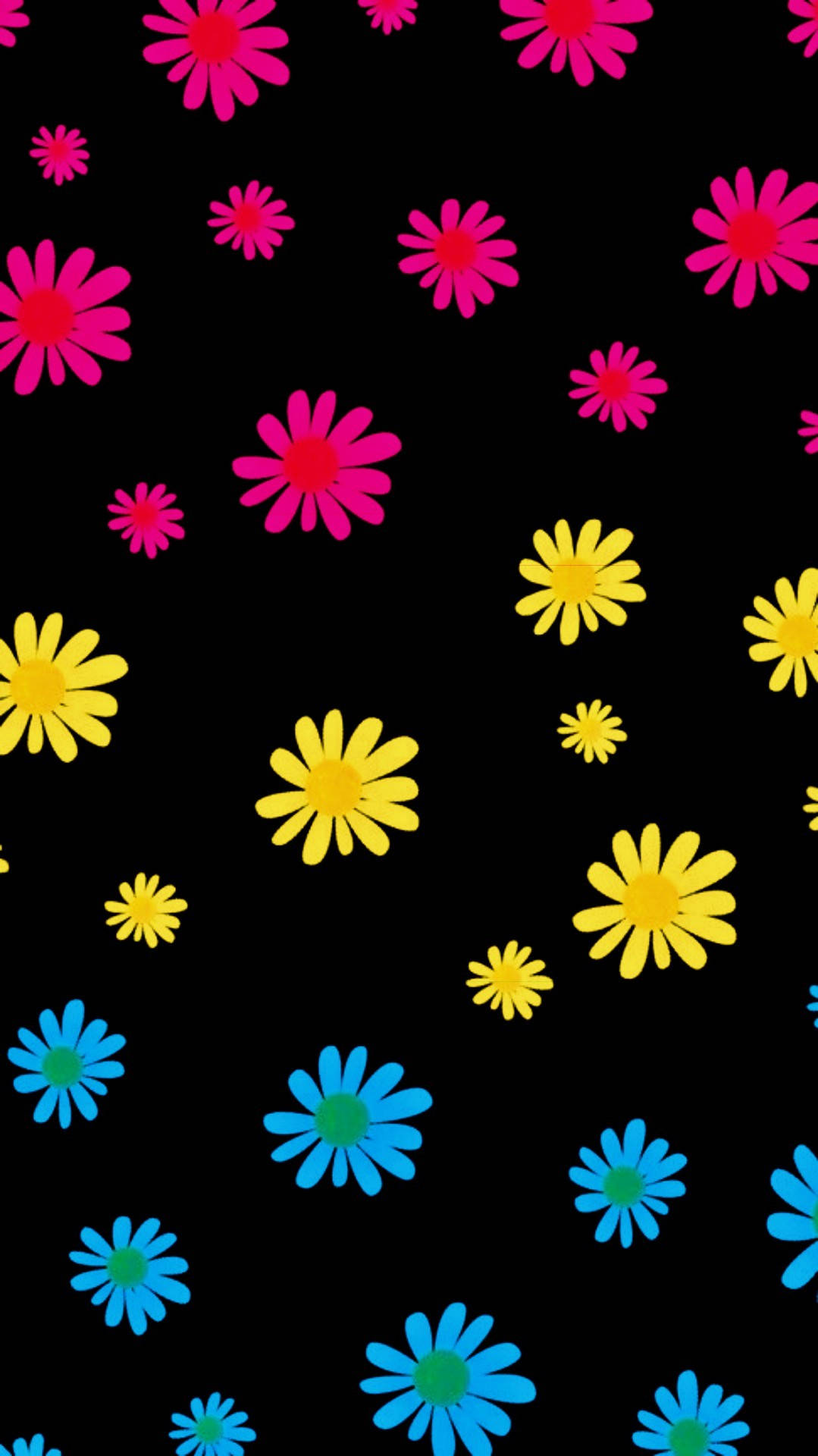 Pansexual Daisies Background