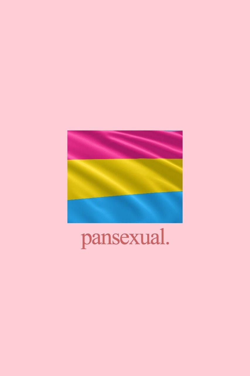 Pansexual Flag Pink Background