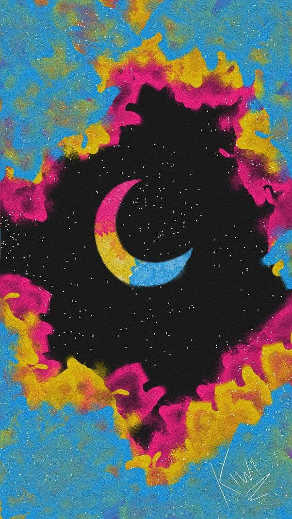 Pansexual Galaxy Nebula Background