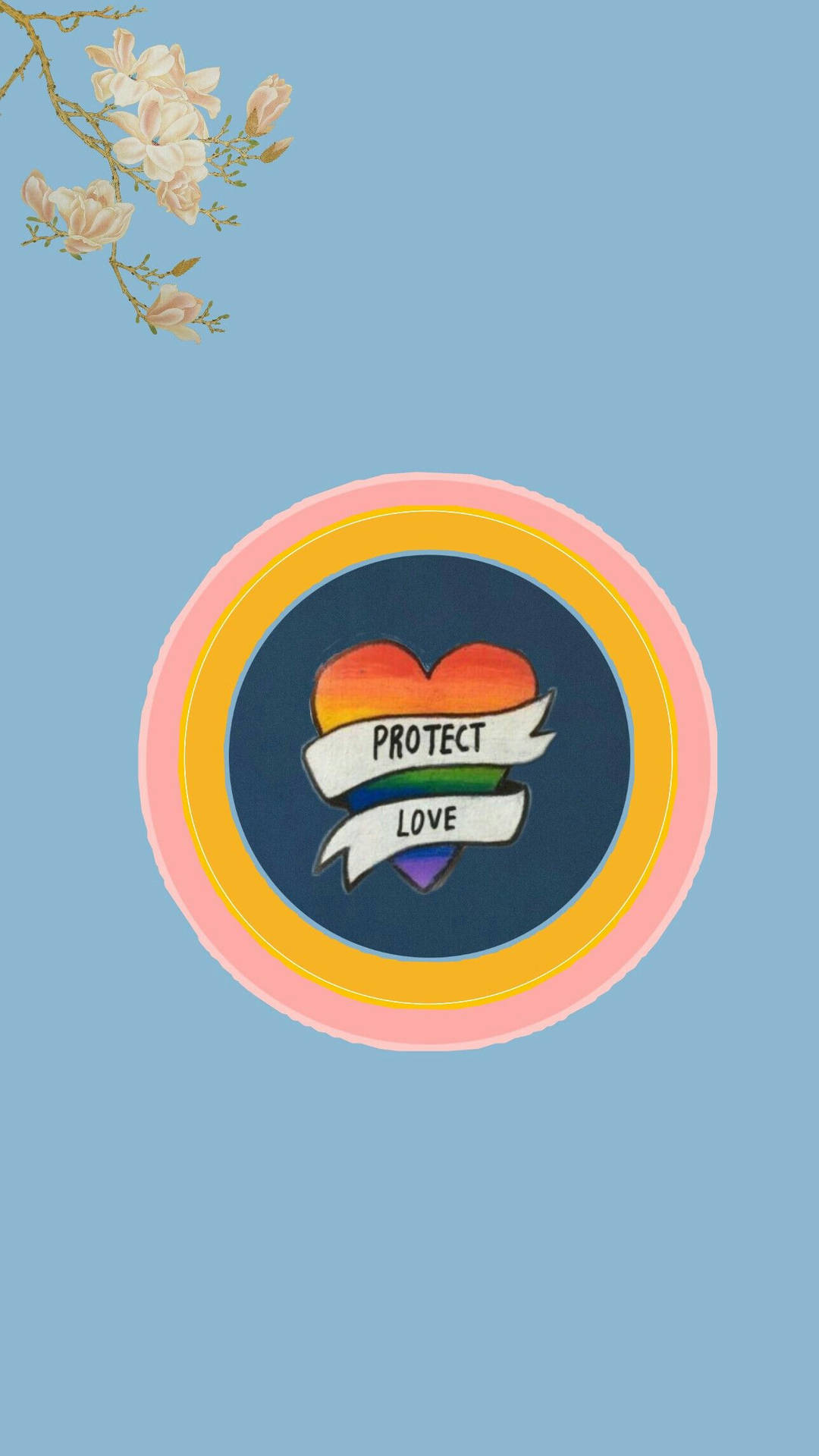 Pansexual Protect Love Background