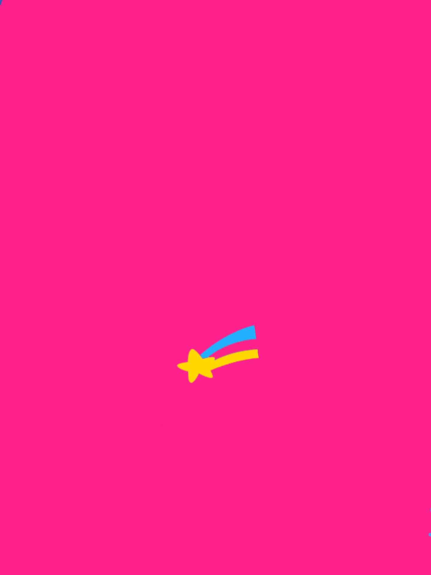 Pansexual Shooting Star Background