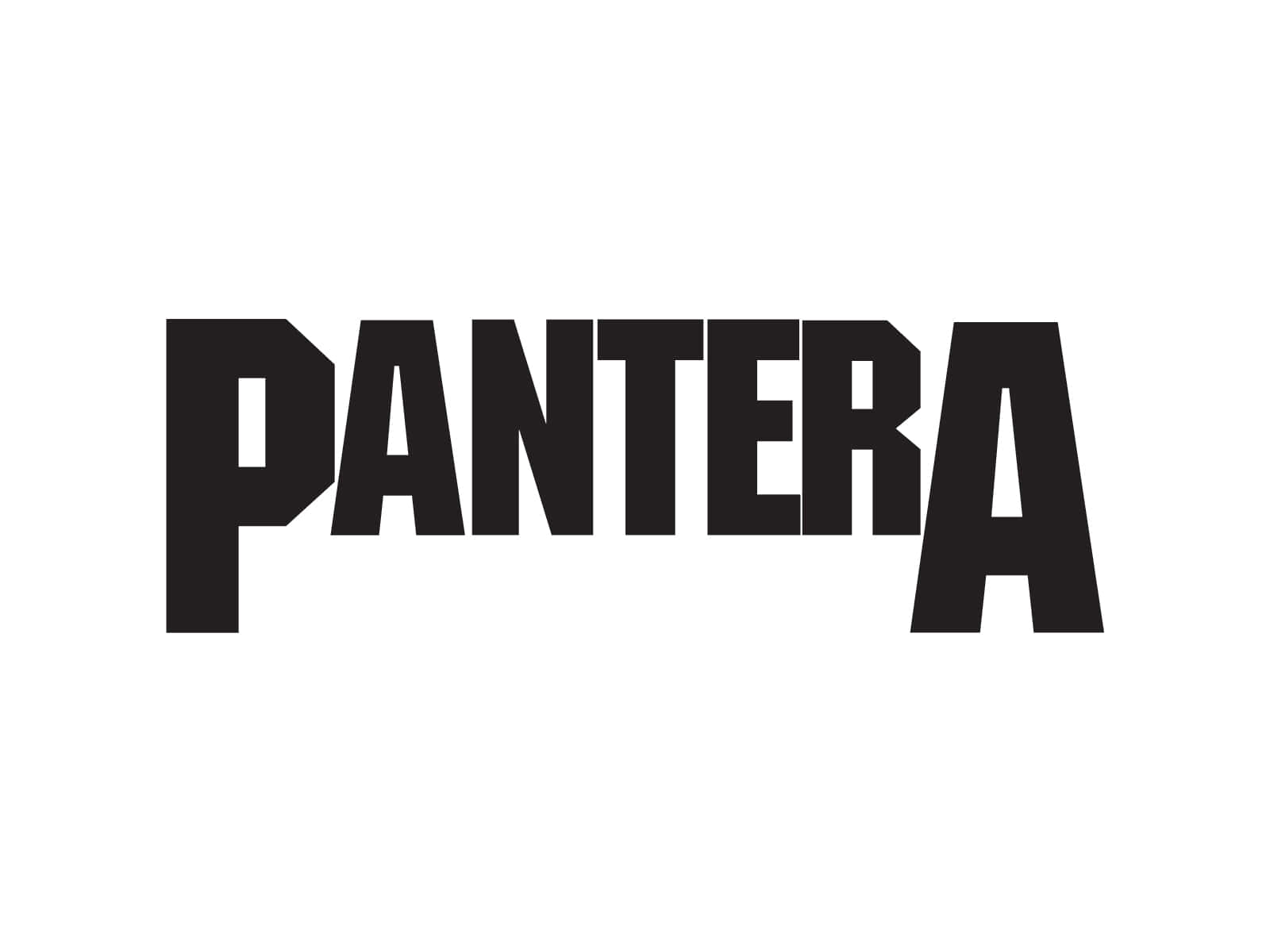 Pantera A Logo On A White Background Background