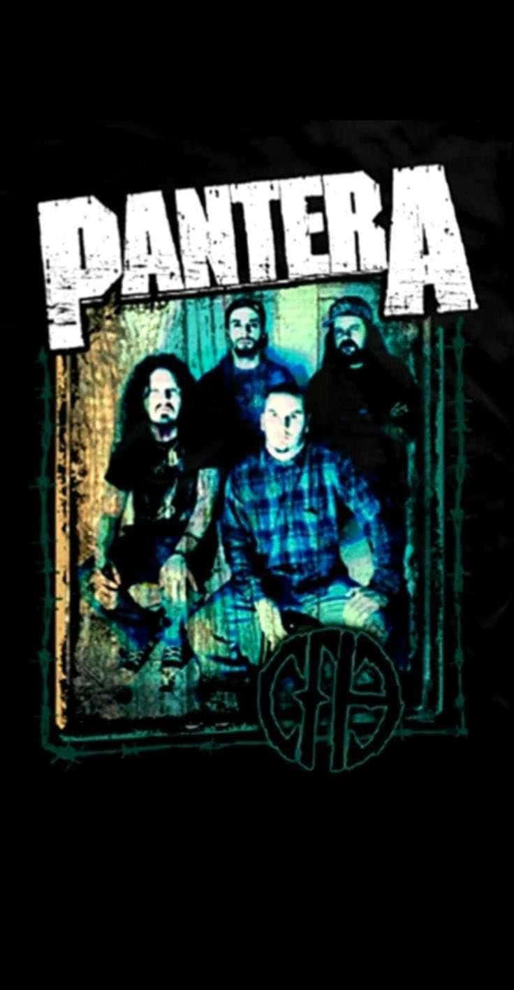Pantera - T-shirt - Black Background