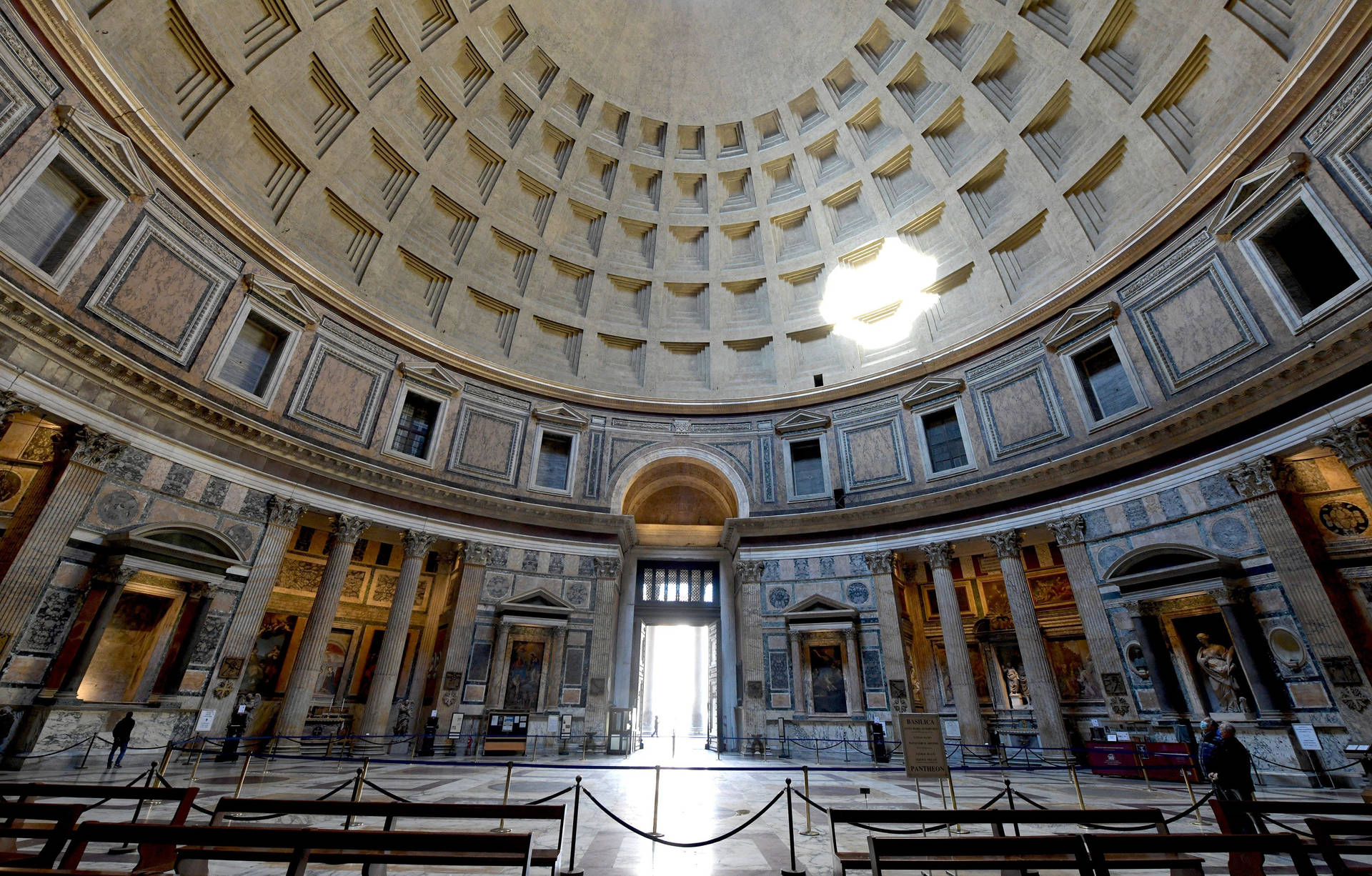 Pantheon Dome Interior Background