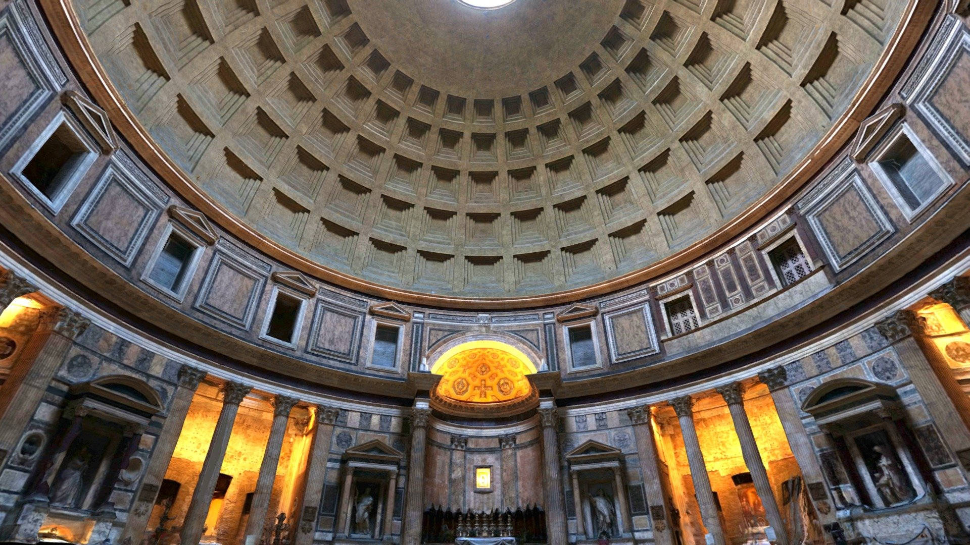 Pantheon Interior Wide Shot Background