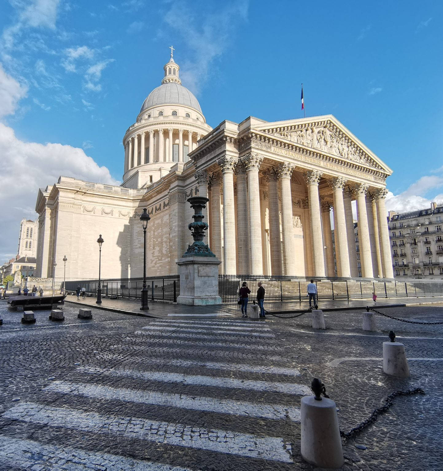 Pantheon Pedestrian Crossing Background