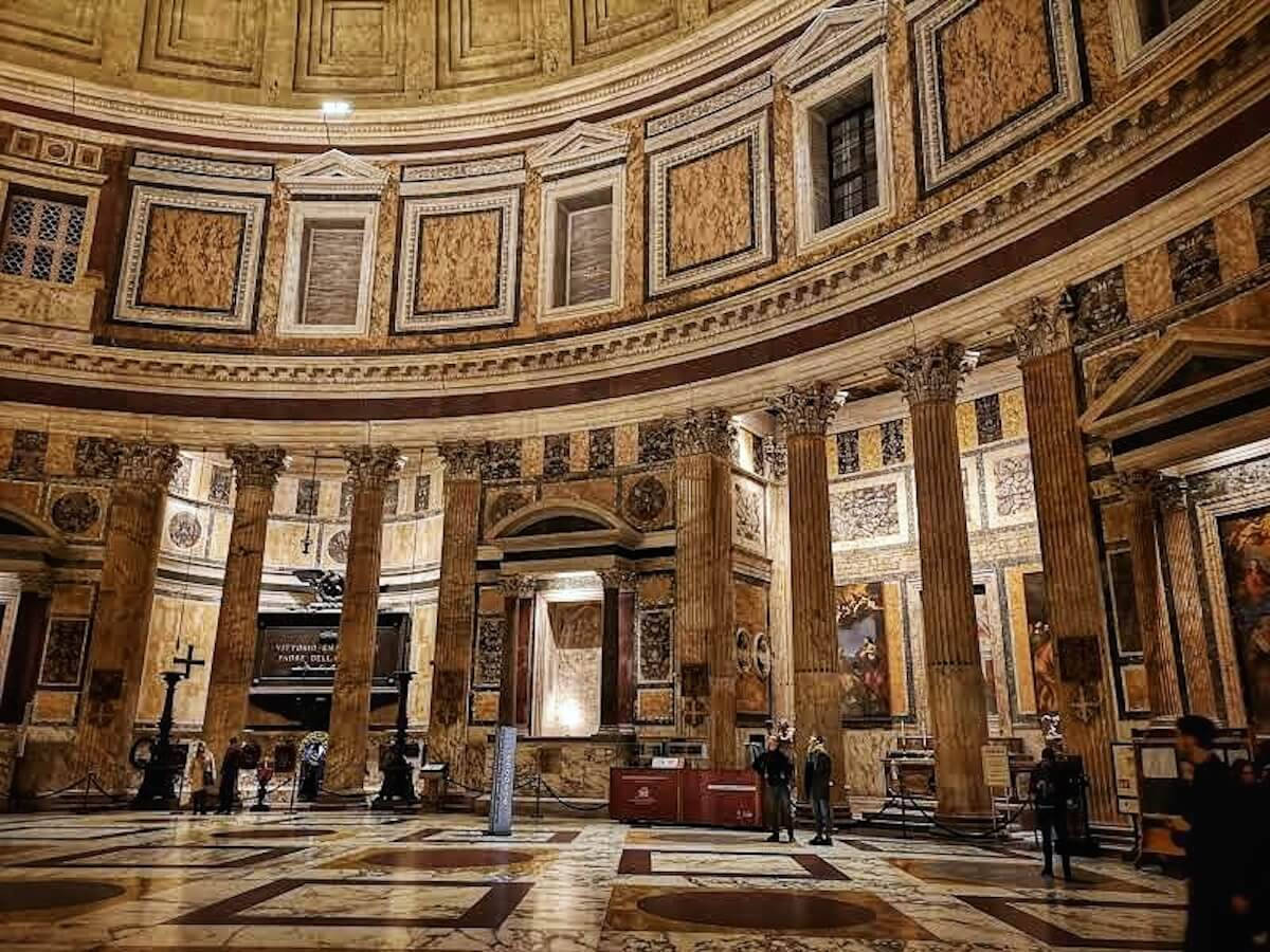 Pantheon Rich Interior Background