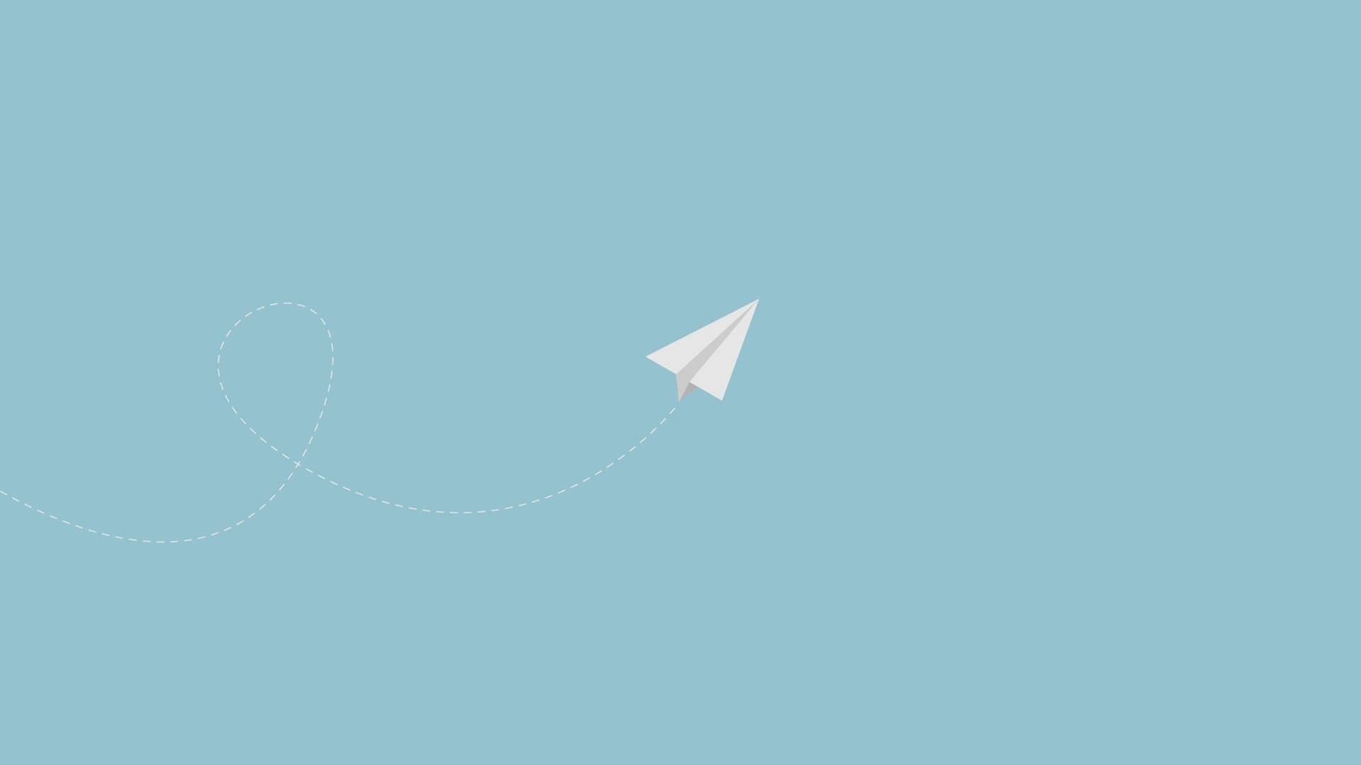 Paper Airplane Clean 4k Background