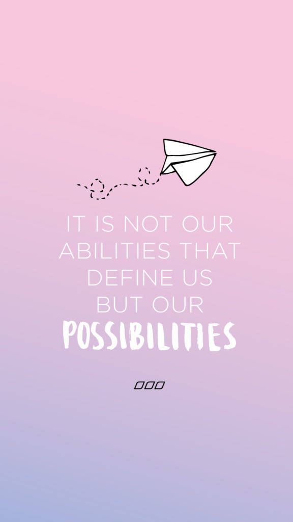 Paper Airplane Motivational Quotes Background