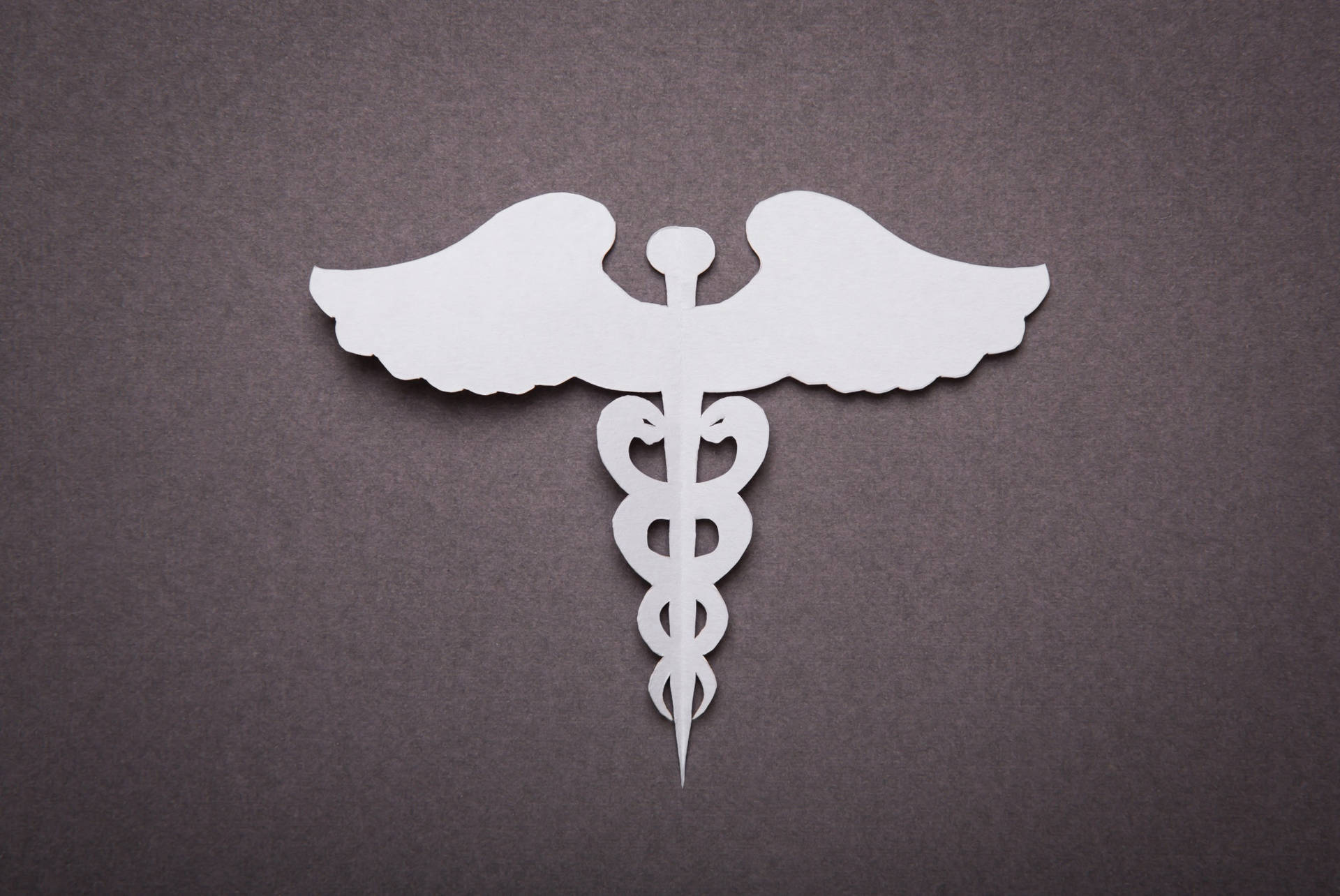 Paper Cut Medical Symbol Background