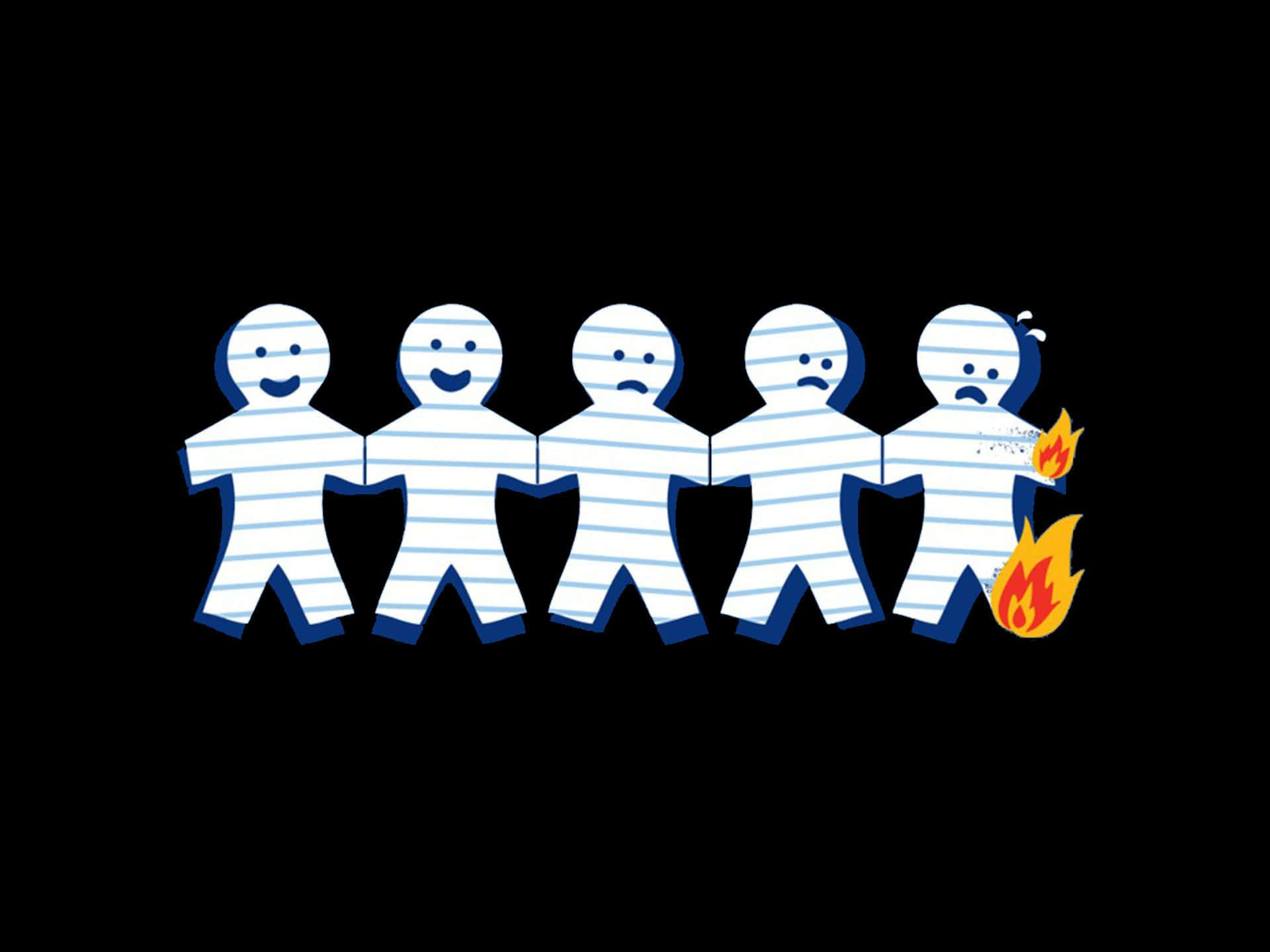 Paper Dolls Chain Fire Problem