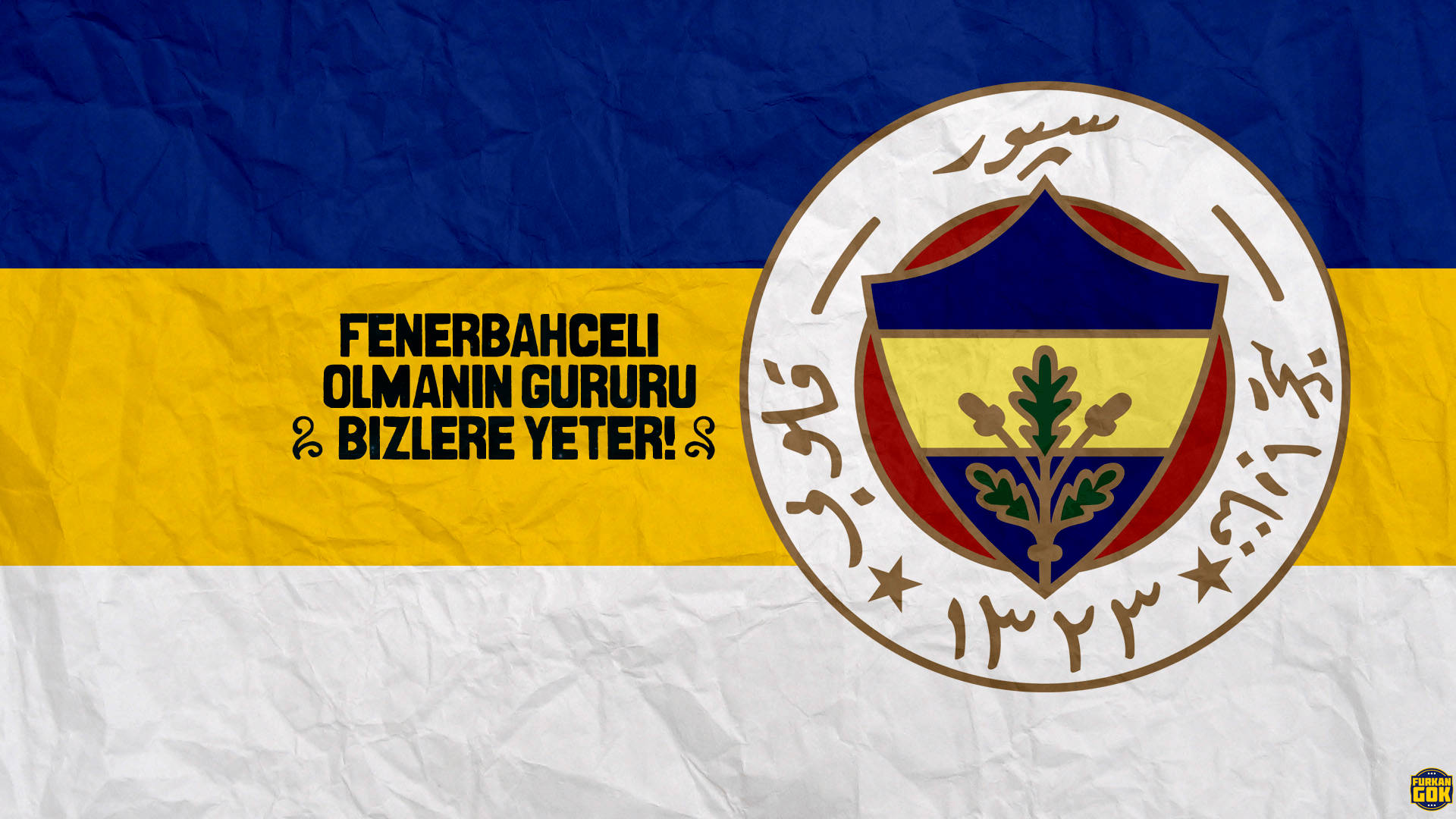 Paper Texture Fenerbahce Background