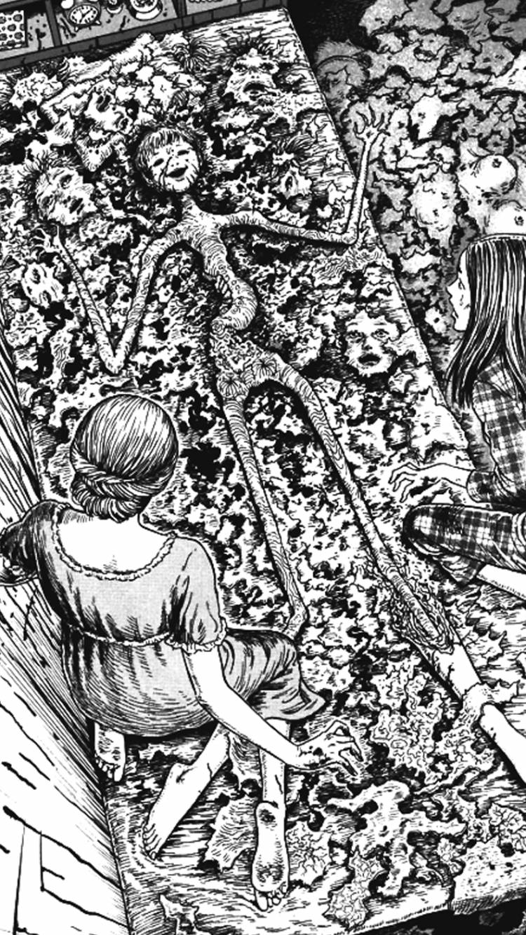 Paper Thin Girl Junji Ito Artwork Background