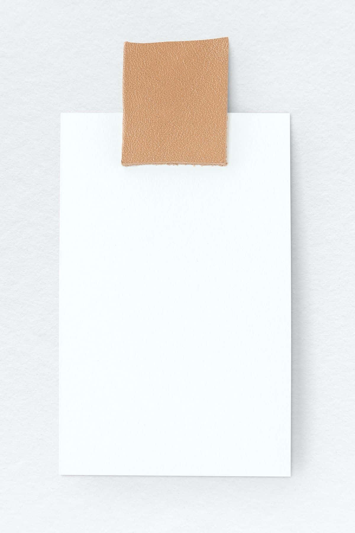 Paper With Brown Tape