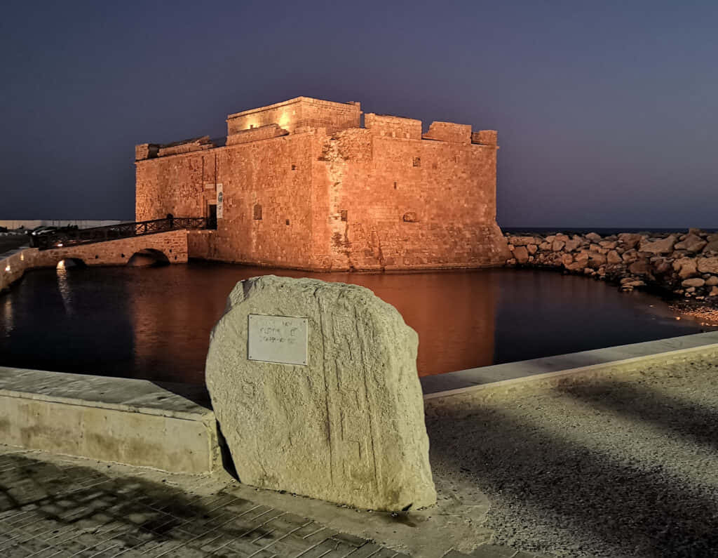 Paphos Castle In Kato Paphos Background