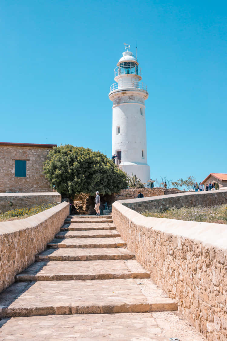 Paphos Lighthouse Background