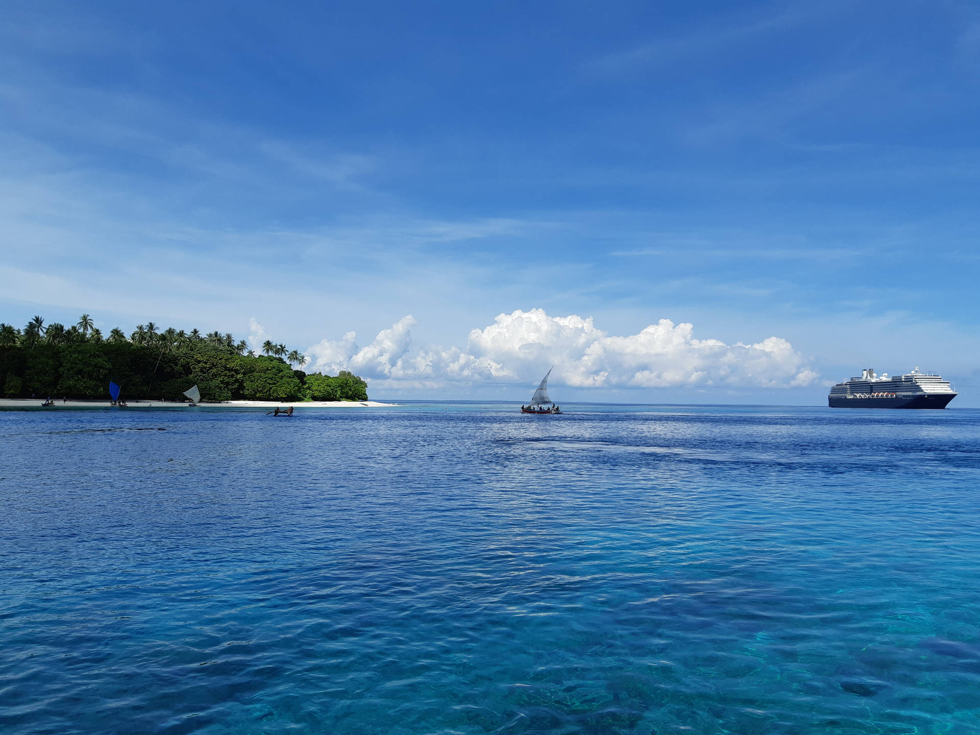 Papua New Guinea Sea View Background