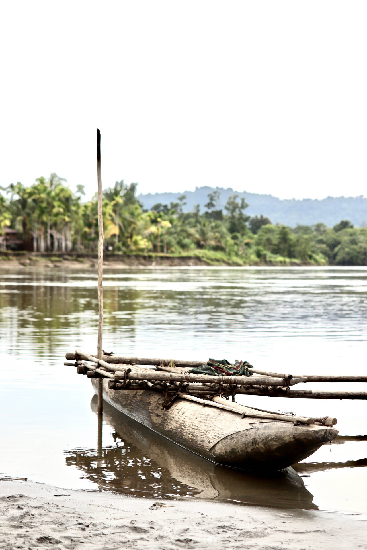 Papua New Guinea Wooden Boat