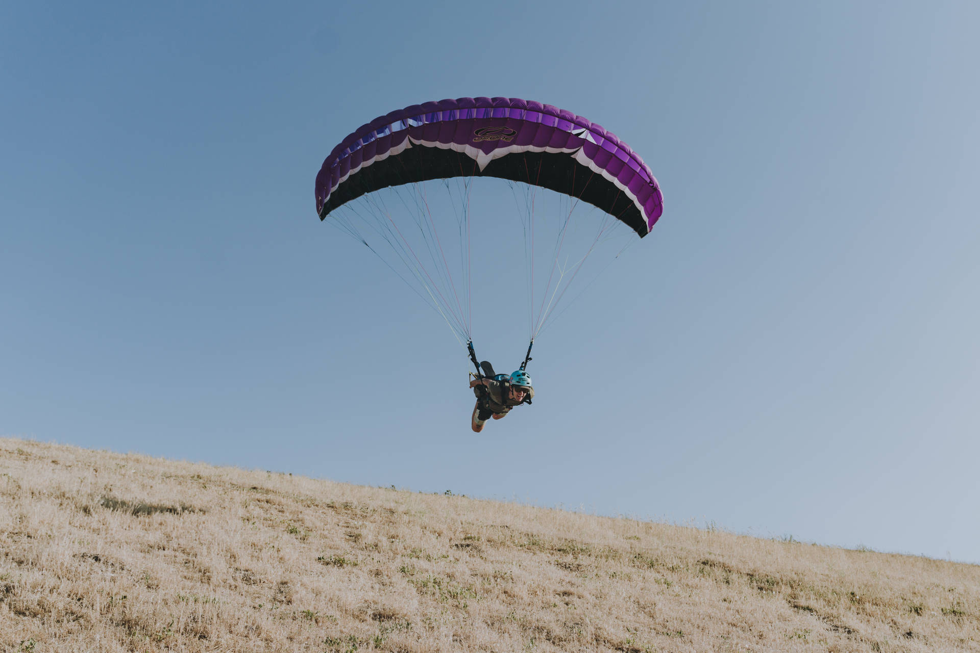 Paragliding Take Off Background