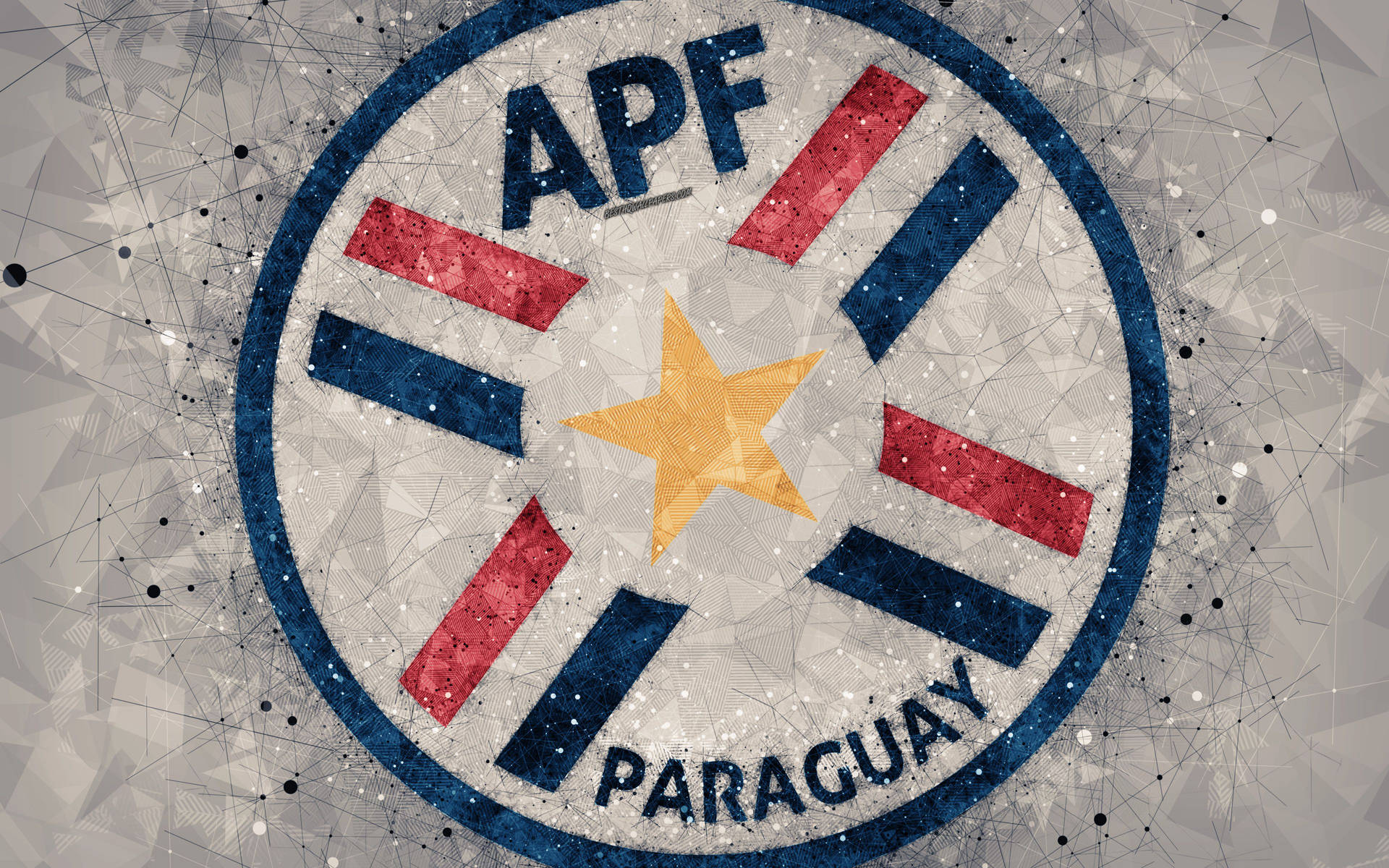 Paraguay Apf Geometric Lines Background