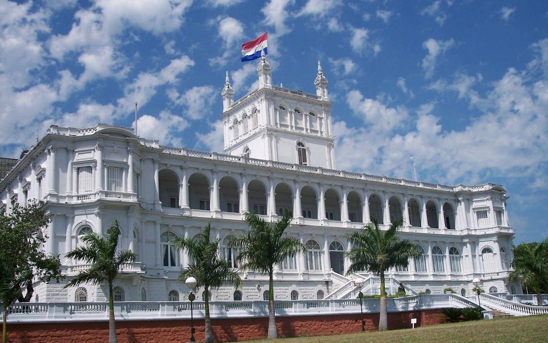 Paraguay Elegant Building Background