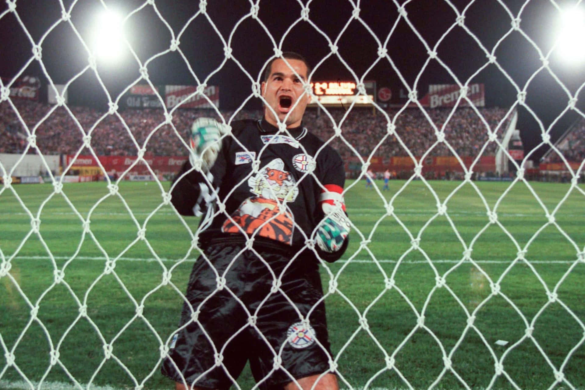 Paraguay Football Team Member Jose Luis Chilavert World Cup Qualifier Background