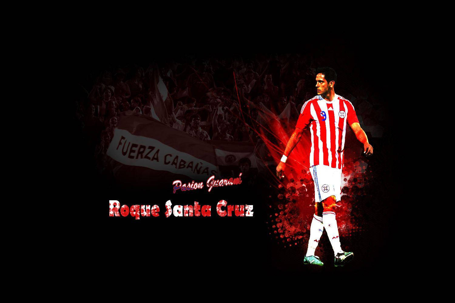 Paraguay Soccer Player Roque Background