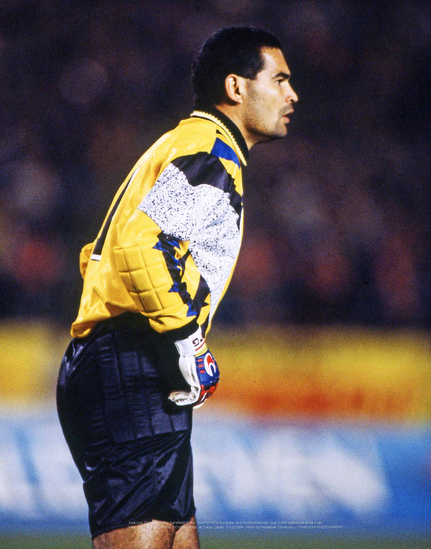 Paraguayan Football Player Jose Luis Chilavert At 1994 Intercontinental Cup Background