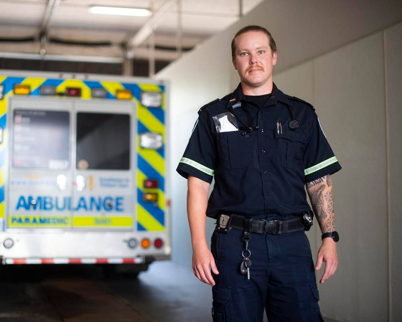 Paramedic Emergency Ambulance Background