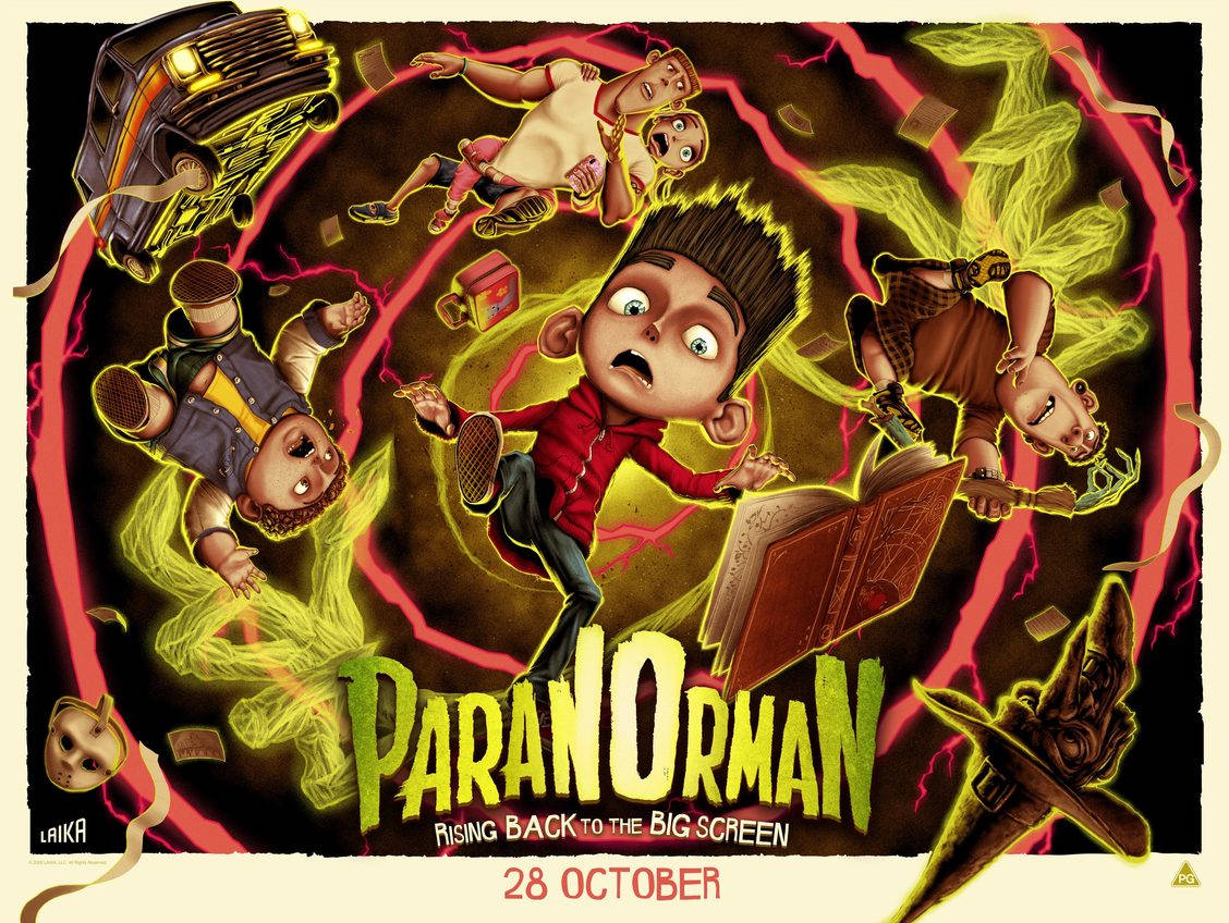 Paranorman Poster With Vortex Desktop Background