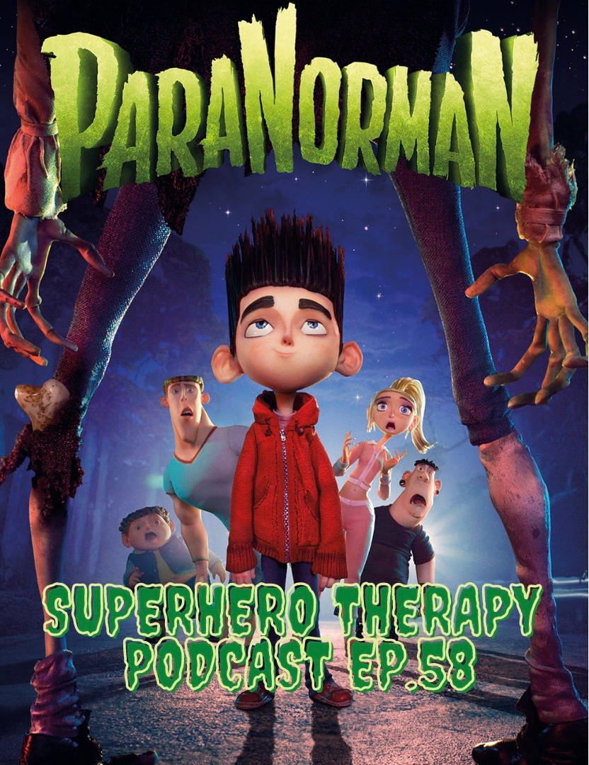 Paranorman Superhero Therapy Podcast Poster Background