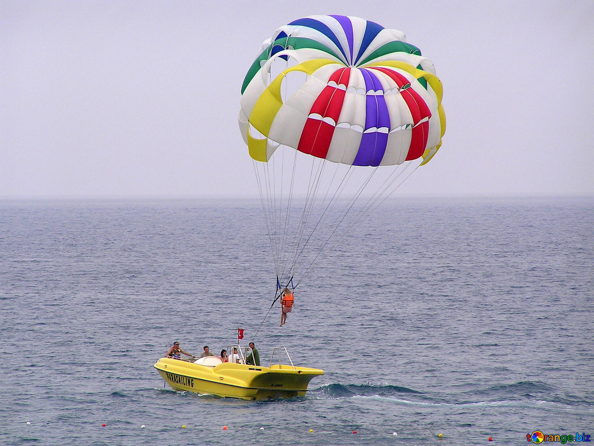 Parasailing Tourist Attraction Background