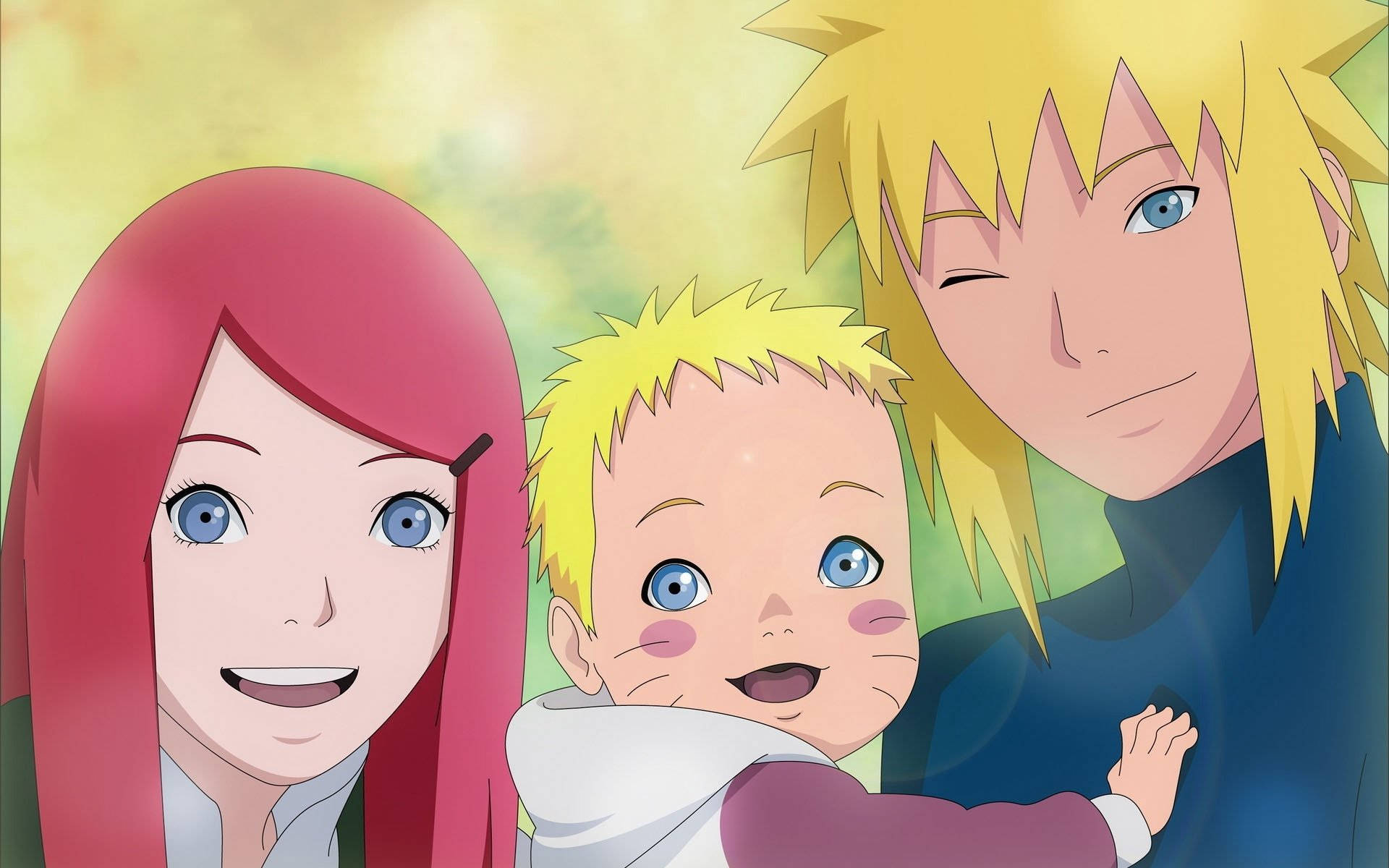 Parents And Baby Naruto Ipad Background