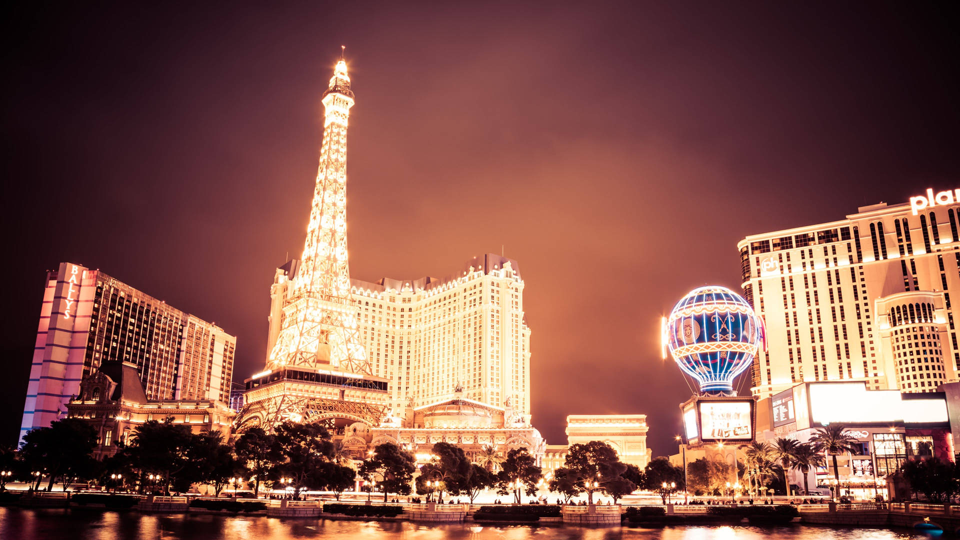 Paris Las Vegas 4k Background