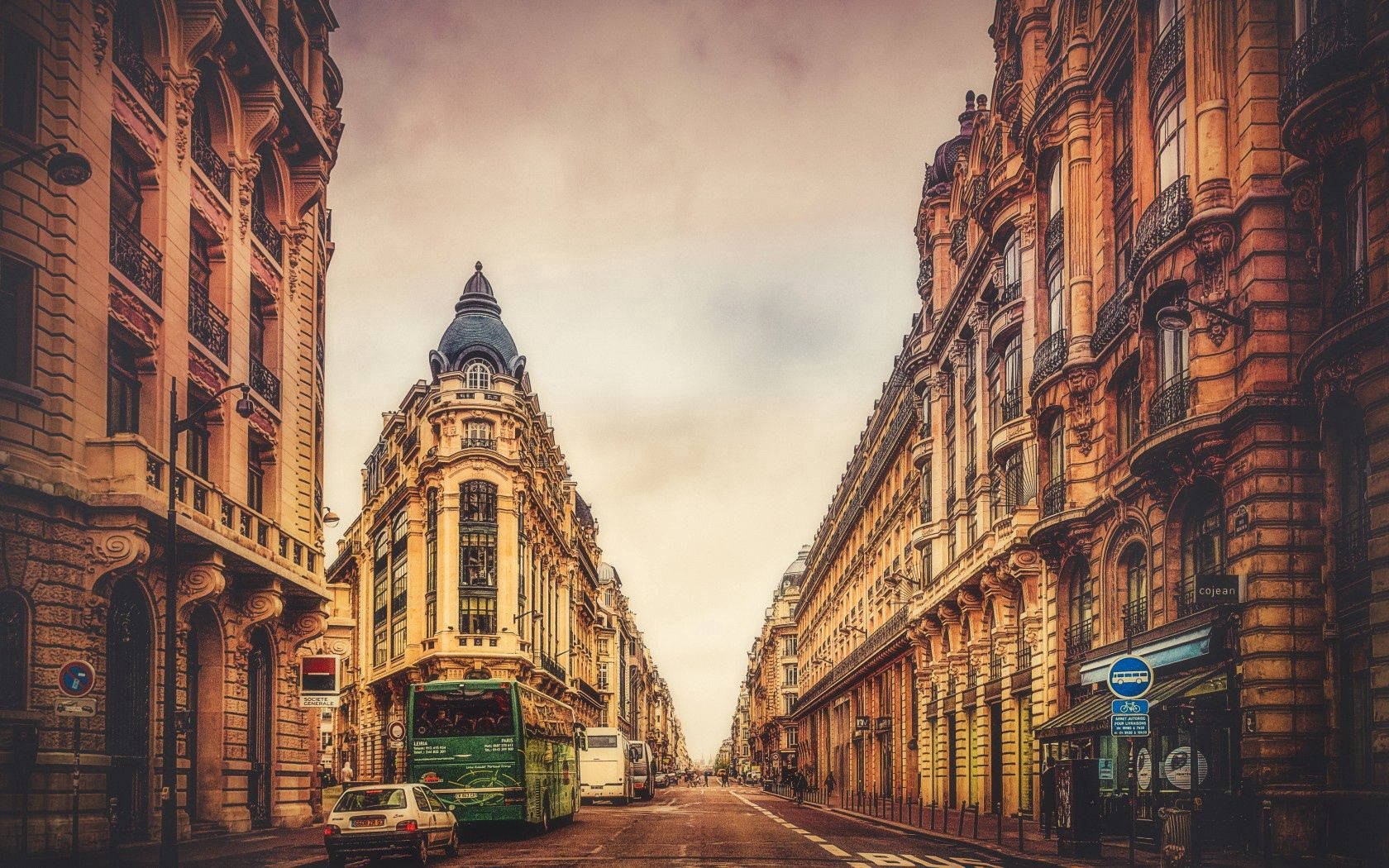 Paris Street Avenue Background