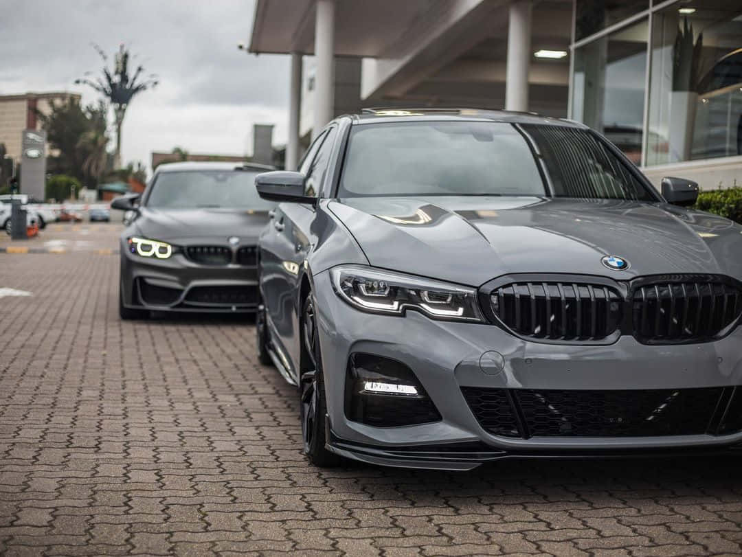 Parked Bmw Gray Cars