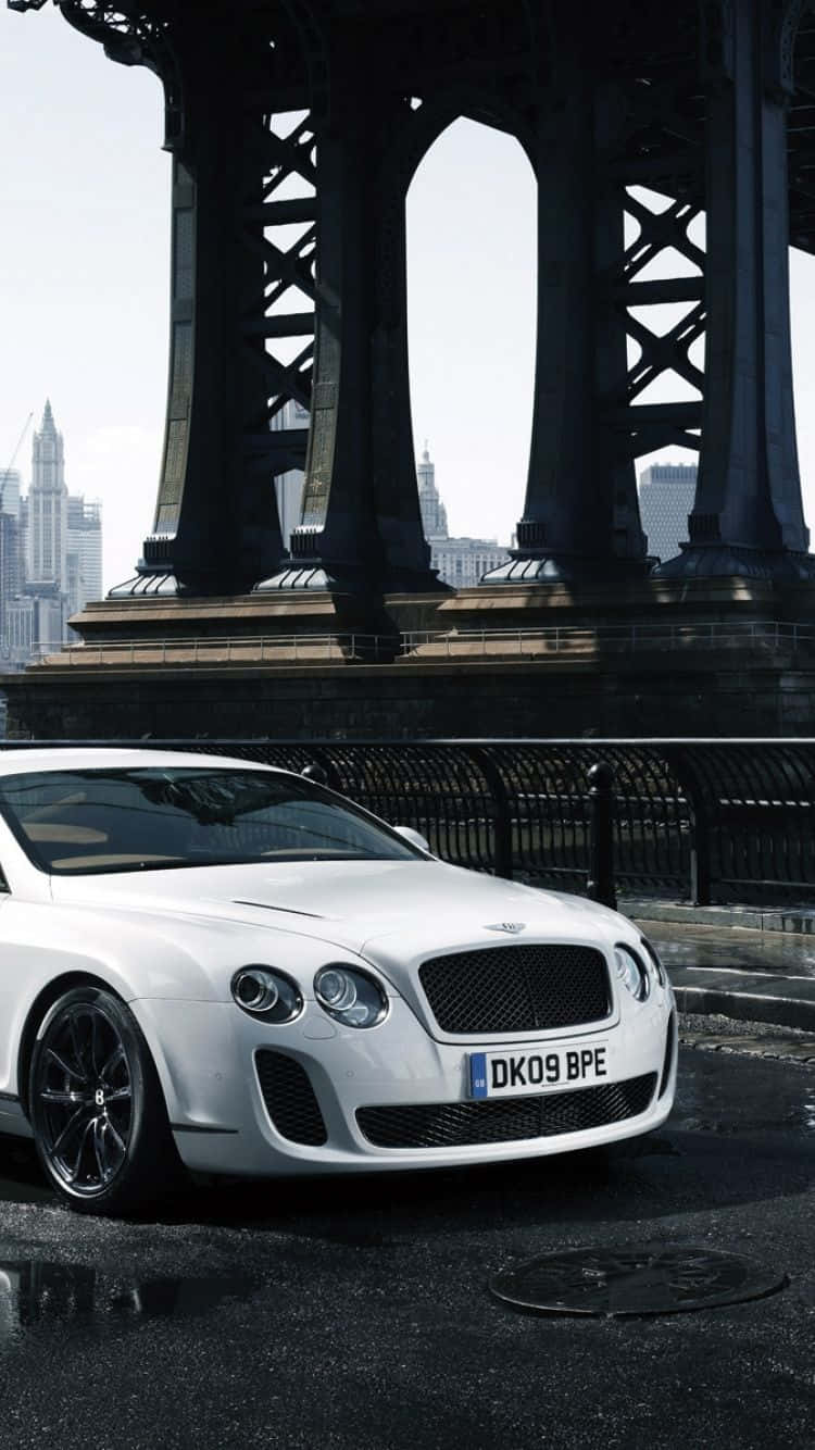 Parked Continental Bentley Iphone Background