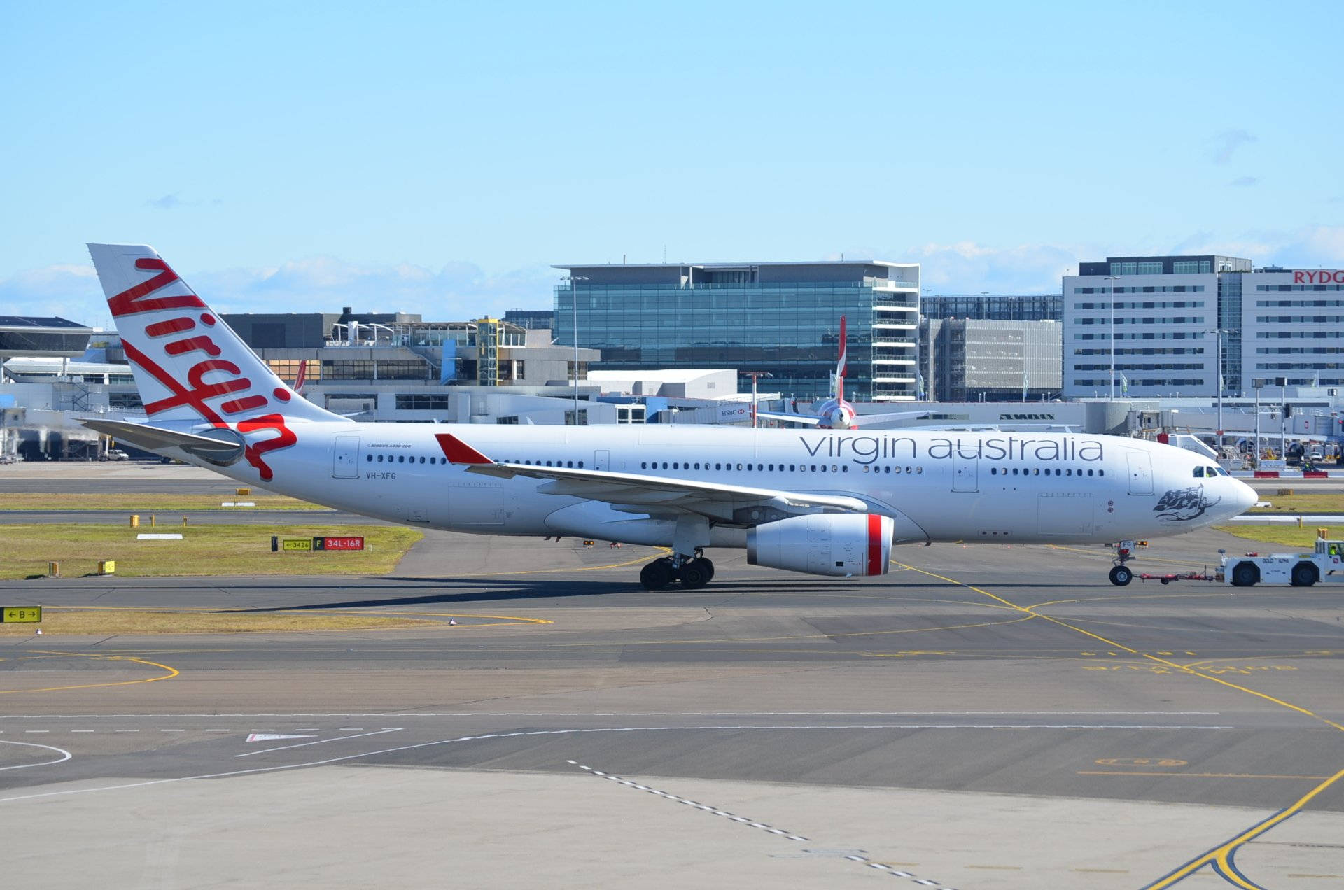 Parked Virgin Atlantic Aircraft