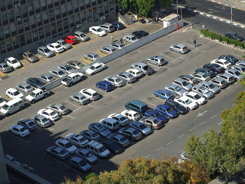 Parking Lot During Daytime Background