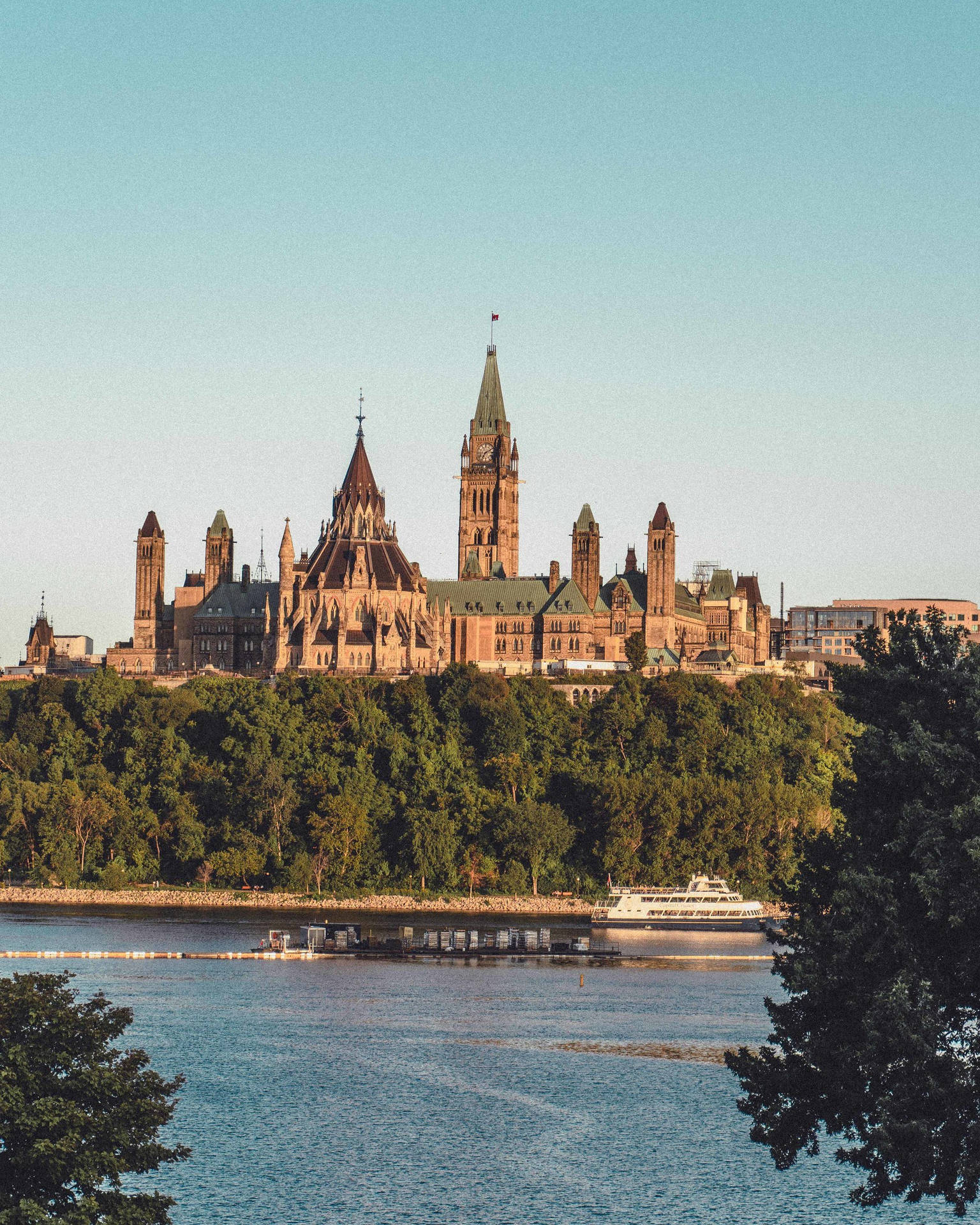 Parliament Hill In Ottawa, Canada Background