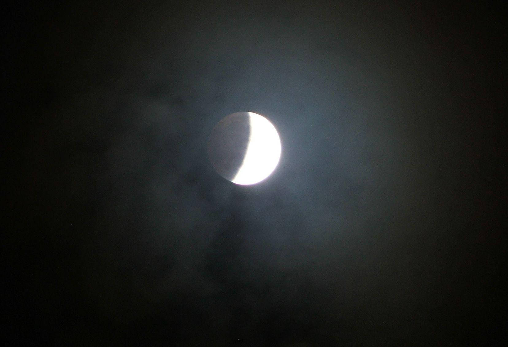 Partial Lunar Eclipse Background