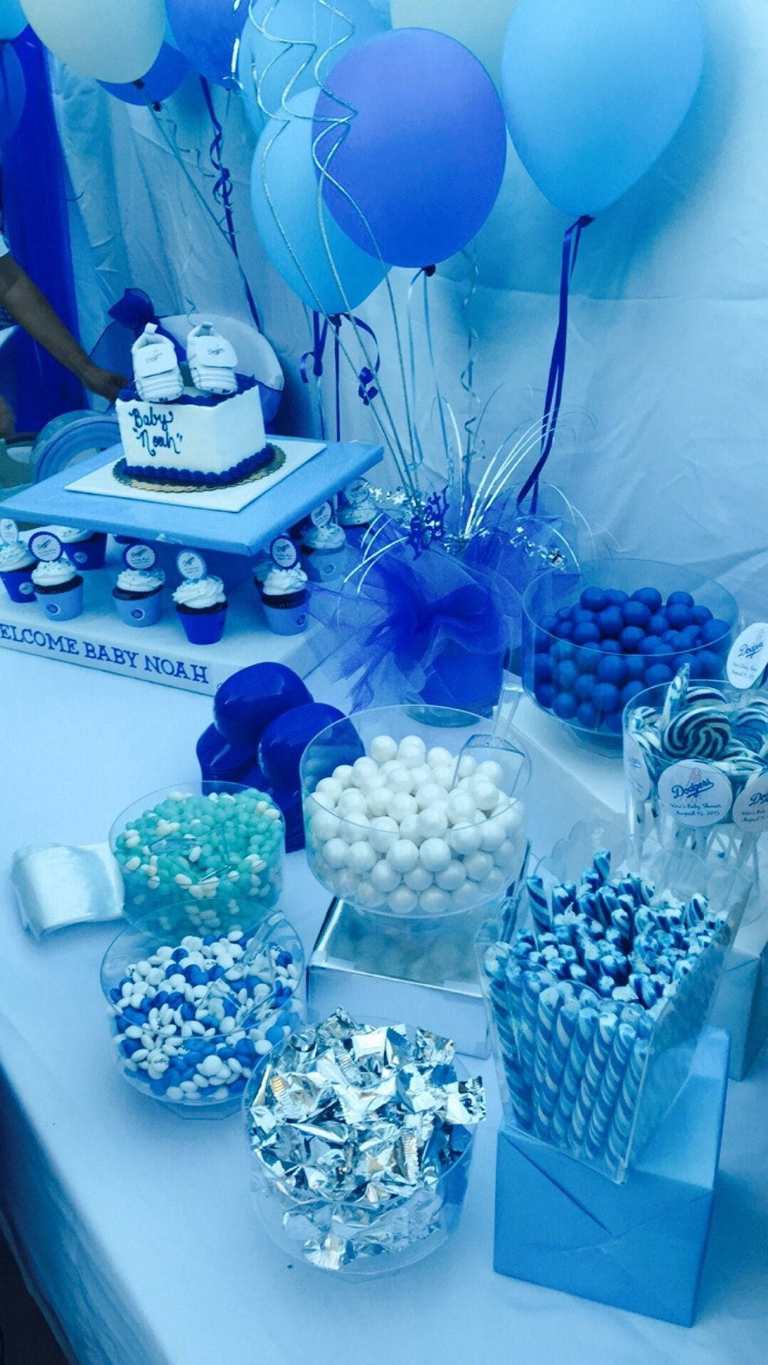 Party Desserts Light Blue Aesthetic Iphone